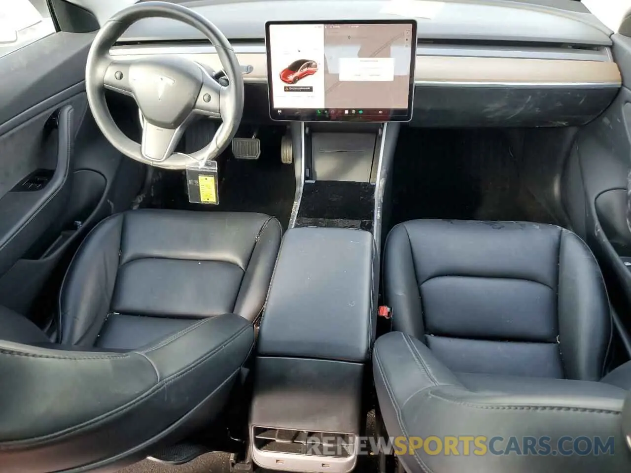 8 fotografías del automóvil dañado 5YJ3E1EA3KF483784 TESLA MODEL 3 2019