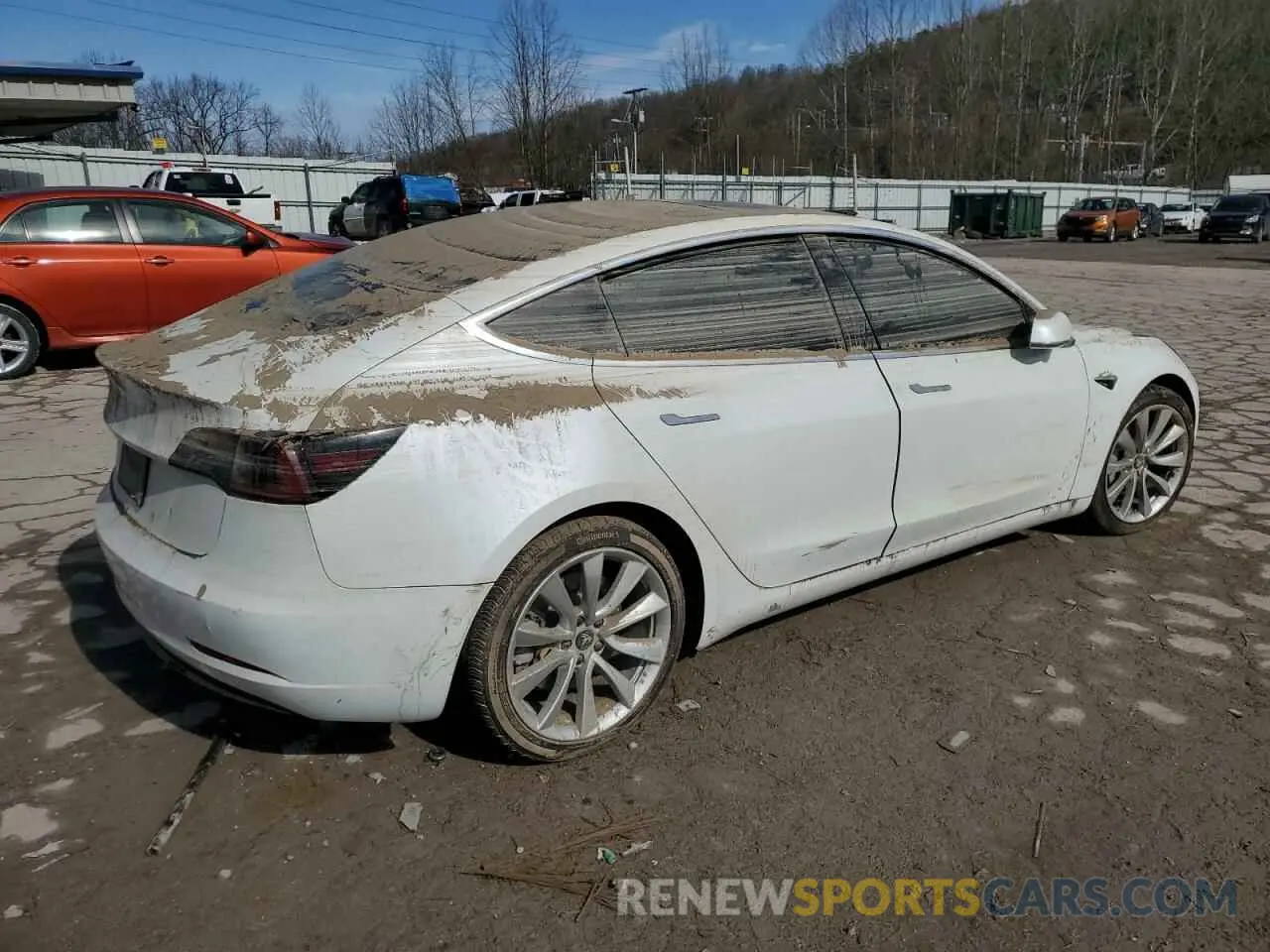 3 fotografías del automóvil dañado 5YJ3E1EA3KF509087 TESLA MODEL 3 2019