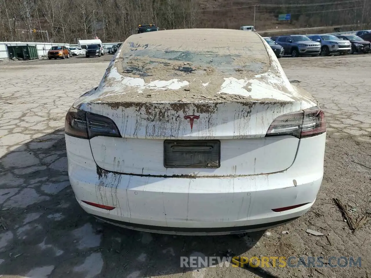 6 fotografías del automóvil dañado 5YJ3E1EA3KF509087 TESLA MODEL 3 2019