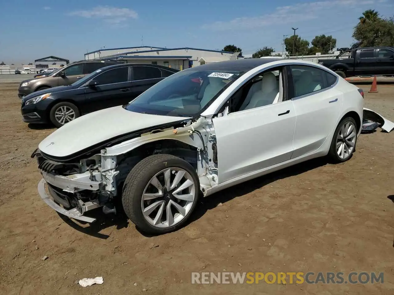 1 fotografías del automóvil dañado 5YJ3E1EA3KF509980 TESLA MODEL 3 2019
