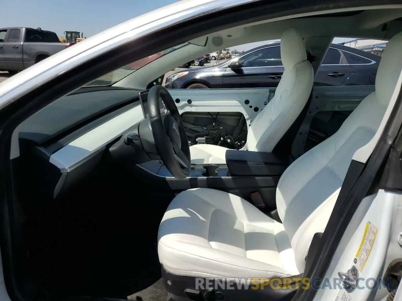 7 fotografías del automóvil dañado 5YJ3E1EA3KF509980 TESLA MODEL 3 2019