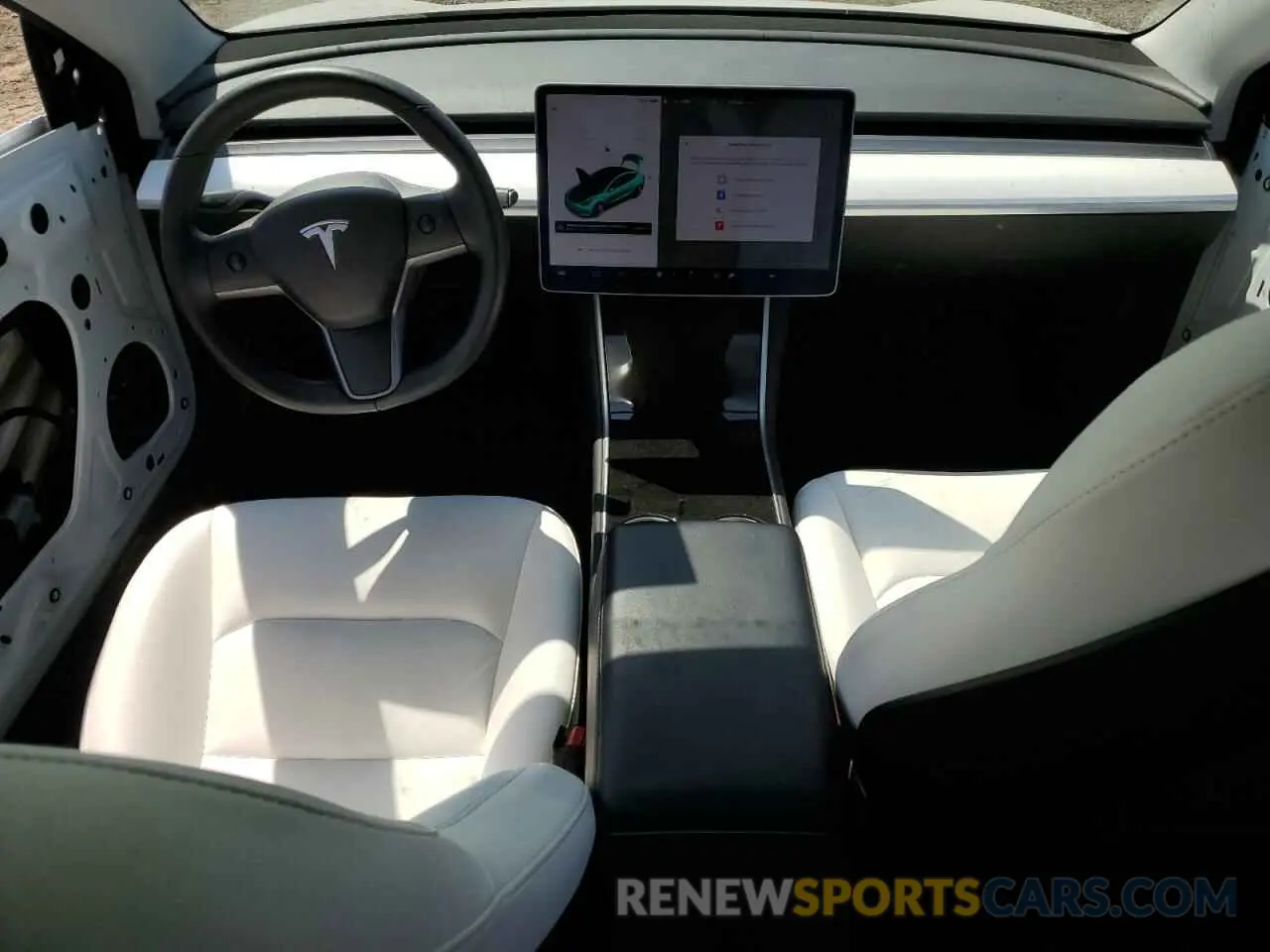 8 fotografías del automóvil dañado 5YJ3E1EA3KF509980 TESLA MODEL 3 2019
