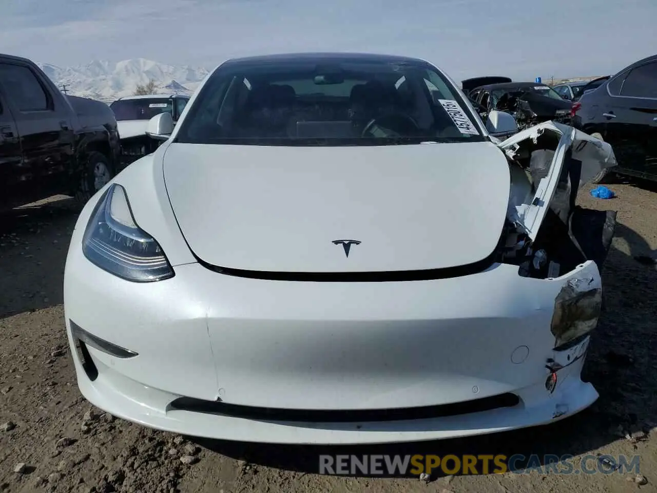 5 fotografías del automóvil dañado 5YJ3E1EA4KF208392 TESLA MODEL 3 2019