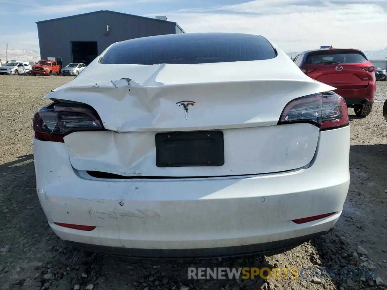 6 fotografías del automóvil dañado 5YJ3E1EA4KF208392 TESLA MODEL 3 2019