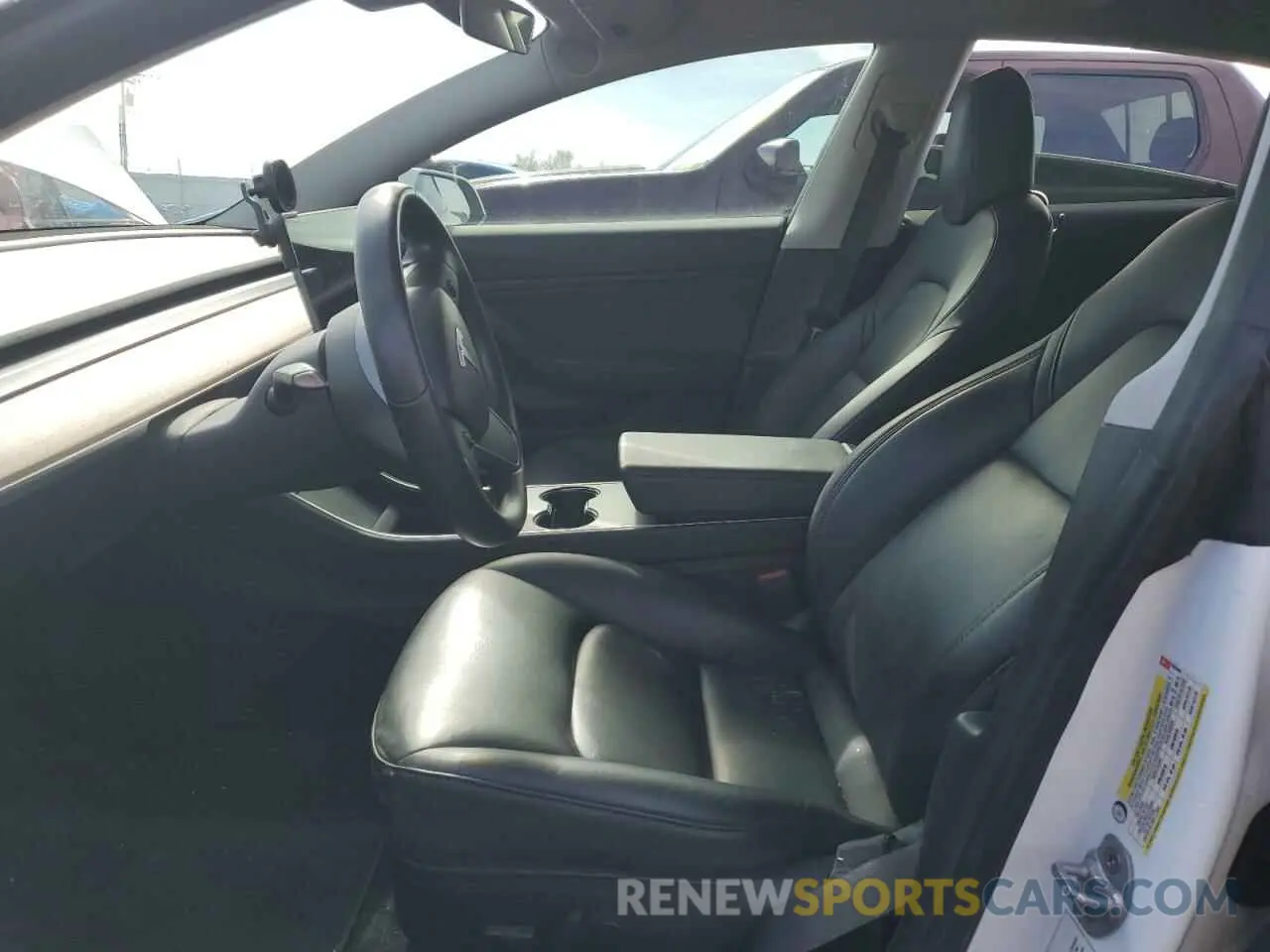 7 fotografías del automóvil dañado 5YJ3E1EA4KF208392 TESLA MODEL 3 2019