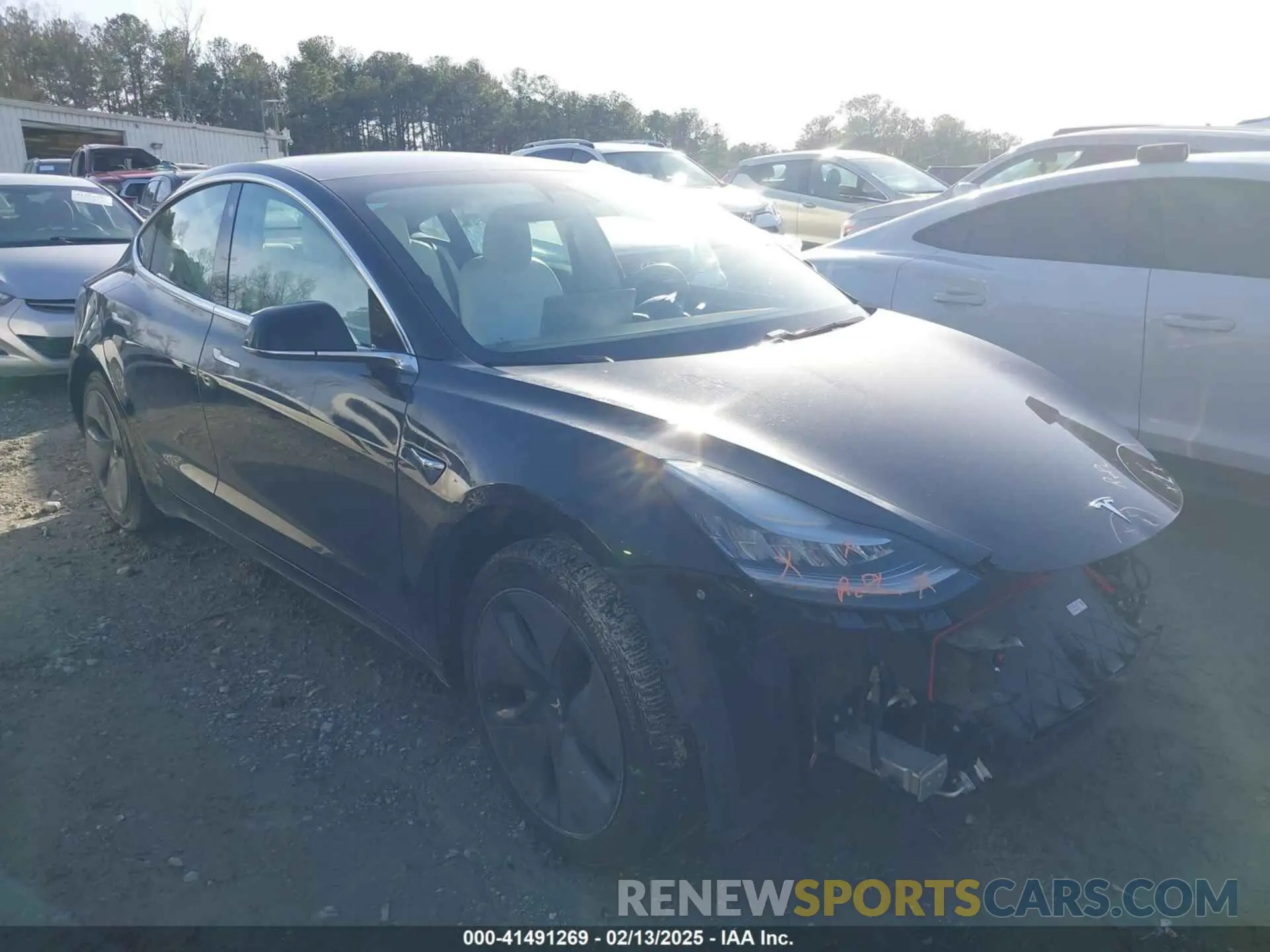 1 fotografías del automóvil dañado 5YJ3E1EA4KF317872 TESLA MODEL 3 2019