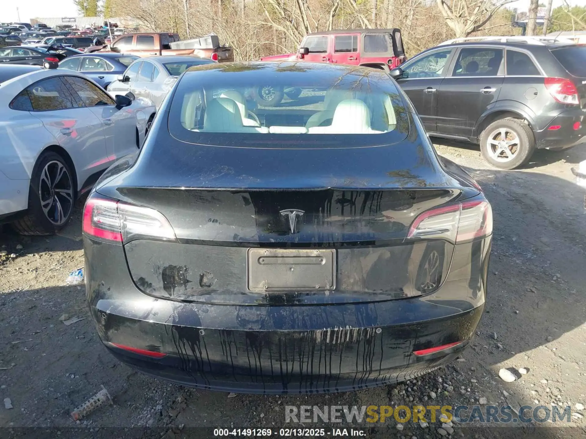 15 fotografías del automóvil dañado 5YJ3E1EA4KF317872 TESLA MODEL 3 2019