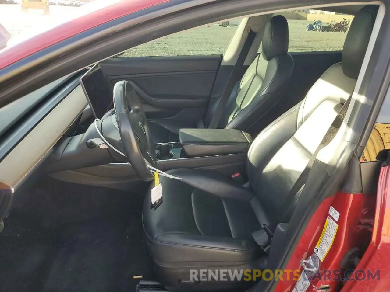 7 fotografías del automóvil dañado 5YJ3E1EA4KF396489 TESLA MODEL 3 2019