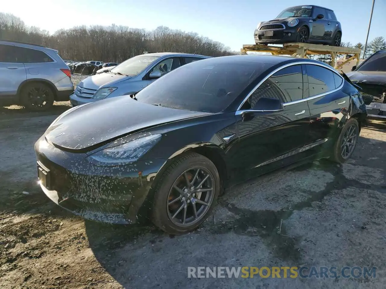 1 fotografías del automóvil dañado 5YJ3E1EA4KF399862 TESLA MODEL 3 2019