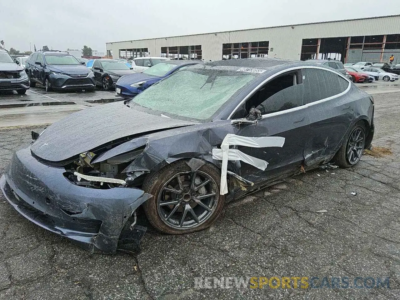 1 fotografías del automóvil dañado 5YJ3E1EA4KF407409 TESLA MODEL 3 2019