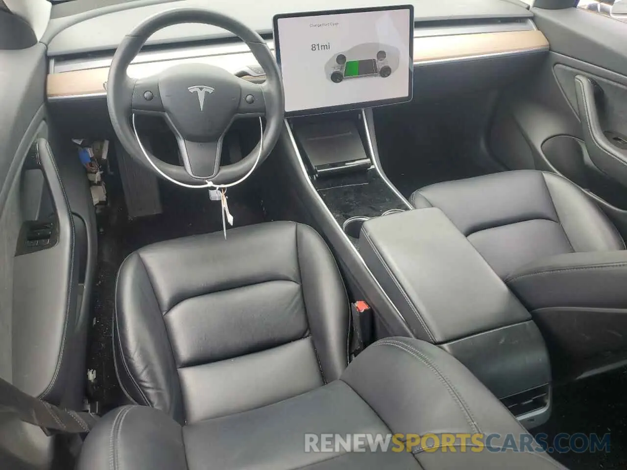 8 fotografías del automóvil dañado 5YJ3E1EA4KF415767 TESLA MODEL 3 2019