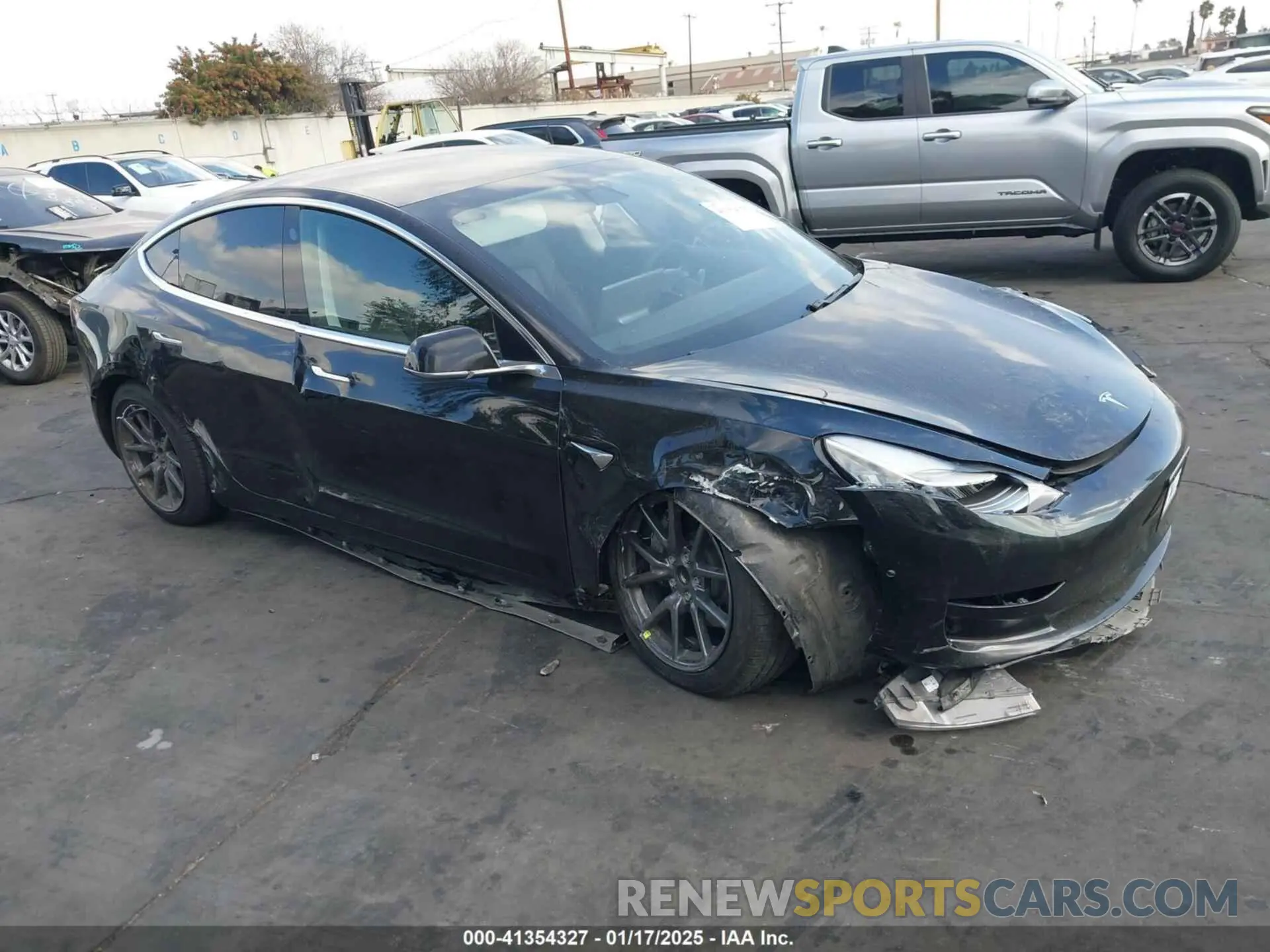 1 fotografías del automóvil dañado 5YJ3E1EA4KF426705 TESLA MODEL 3 2019