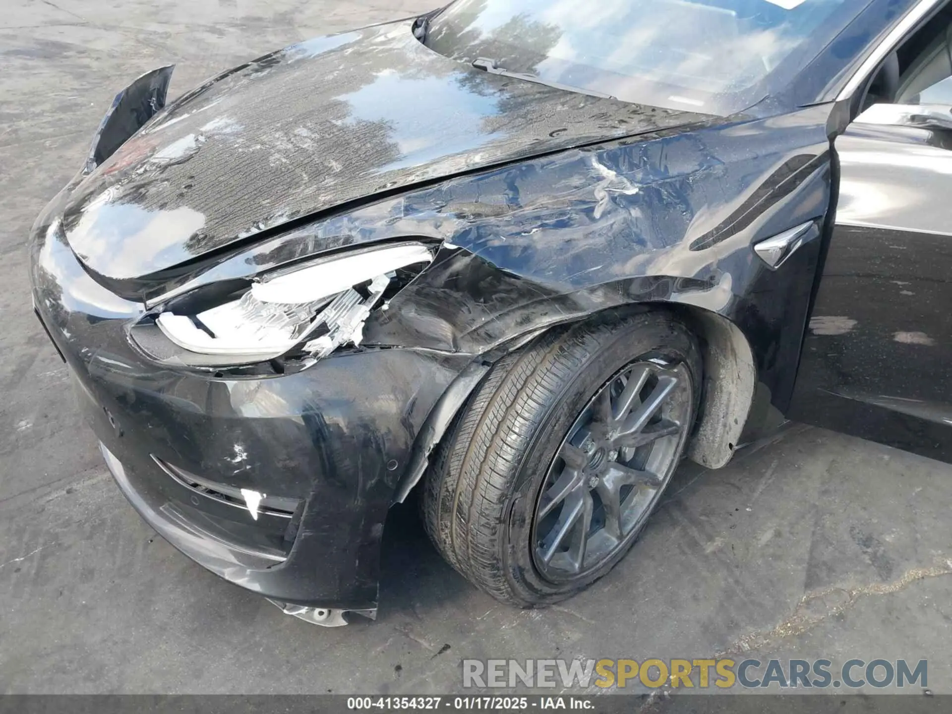 12 fotografías del automóvil dañado 5YJ3E1EA4KF426705 TESLA MODEL 3 2019