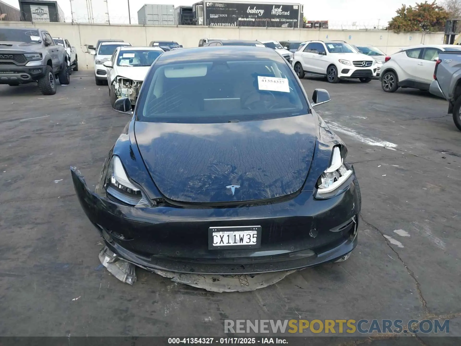 13 fotografías del automóvil dañado 5YJ3E1EA4KF426705 TESLA MODEL 3 2019