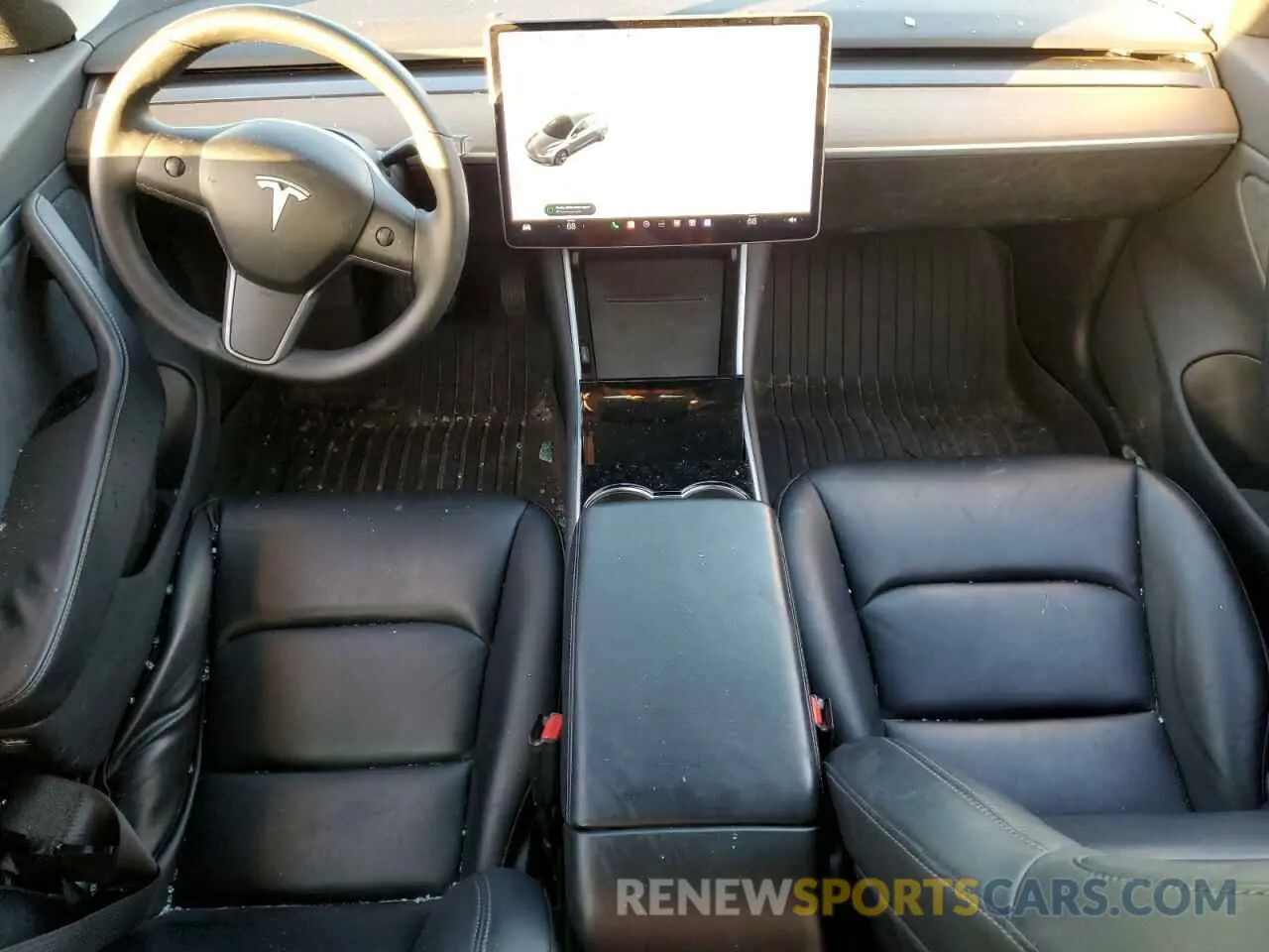 8 fotografías del automóvil dañado 5YJ3E1EA4KF435369 TESLA MODEL 3 2019