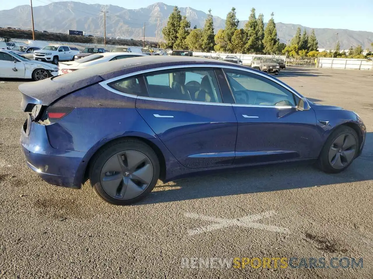 3 fotografías del automóvil dañado 5YJ3E1EA4KF436067 TESLA MODEL 3 2019
