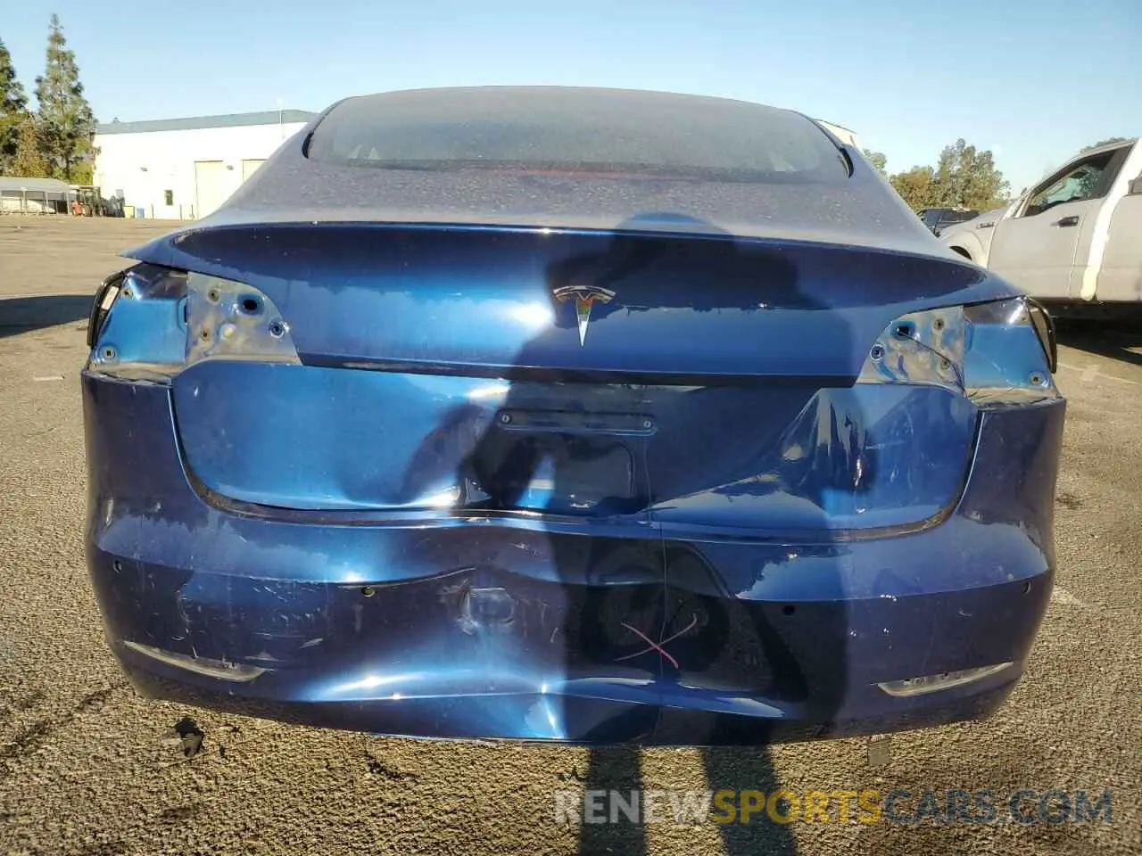 6 fotografías del automóvil dañado 5YJ3E1EA4KF436067 TESLA MODEL 3 2019