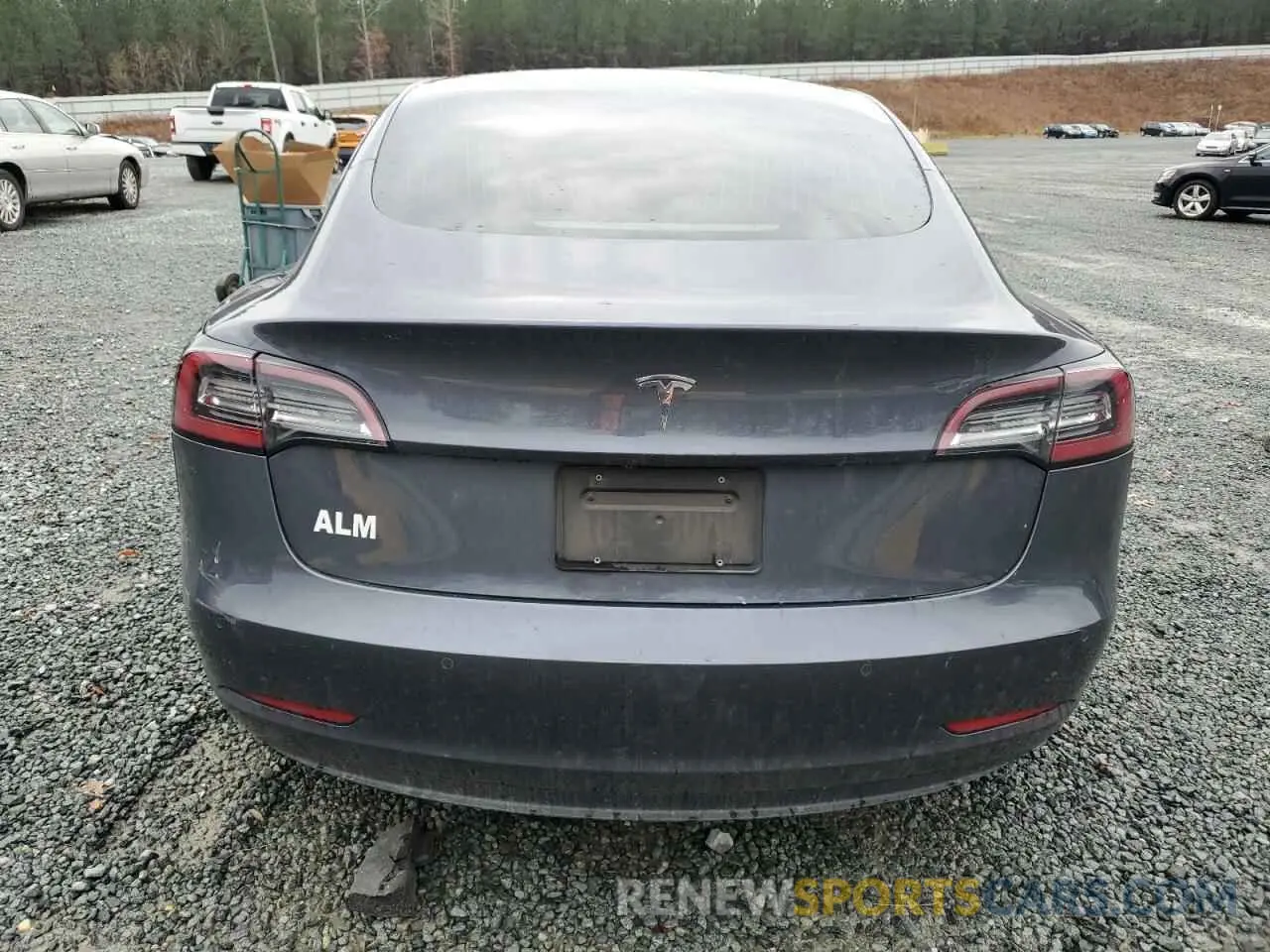 6 fotografías del automóvil dañado 5YJ3E1EA4KF531034 TESLA MODEL 3 2019