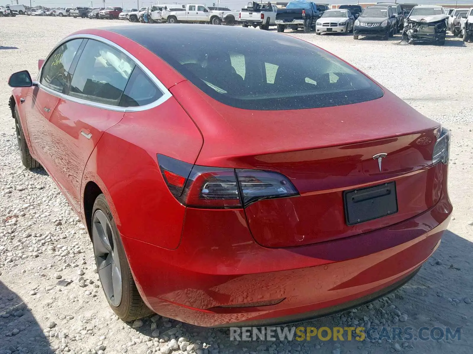 3 fotografías del automóvil dañado 5YJ3E1EA5KF298958 TESLA MODEL 3 2019
