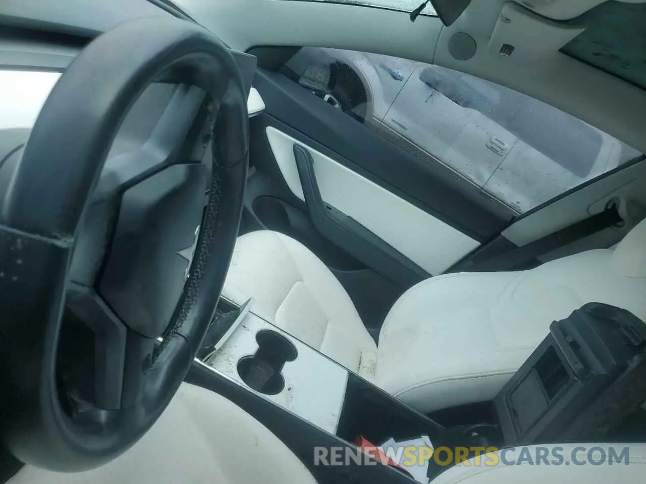 9 fotografías del automóvil dañado 5YJ3E1EA5KF301714 TESLA MODEL 3 2019