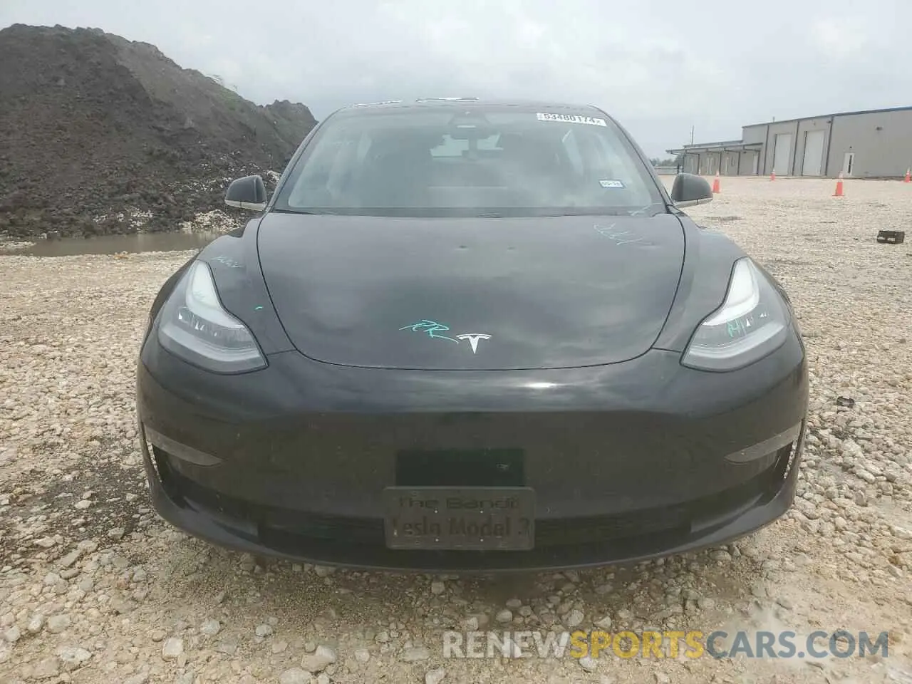 5 fotografías del automóvil dañado 5YJ3E1EA5KF304290 TESLA MODEL 3 2019
