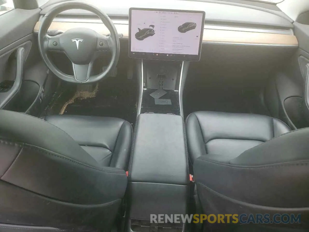 8 fotografías del automóvil dañado 5YJ3E1EA5KF304290 TESLA MODEL 3 2019