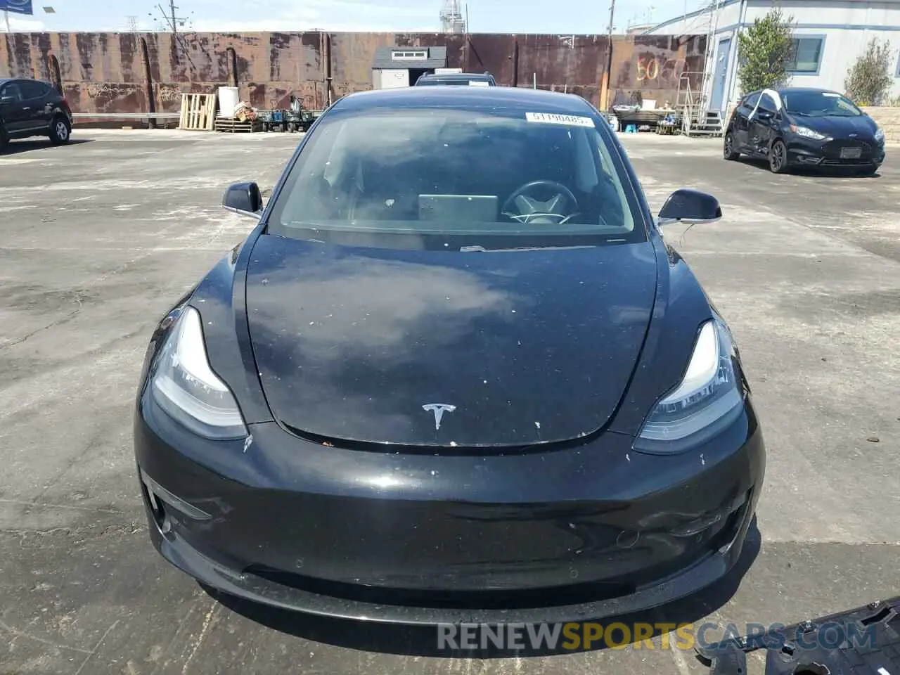 5 fotografías del automóvil dañado 5YJ3E1EA5KF304922 TESLA MODEL 3 2019