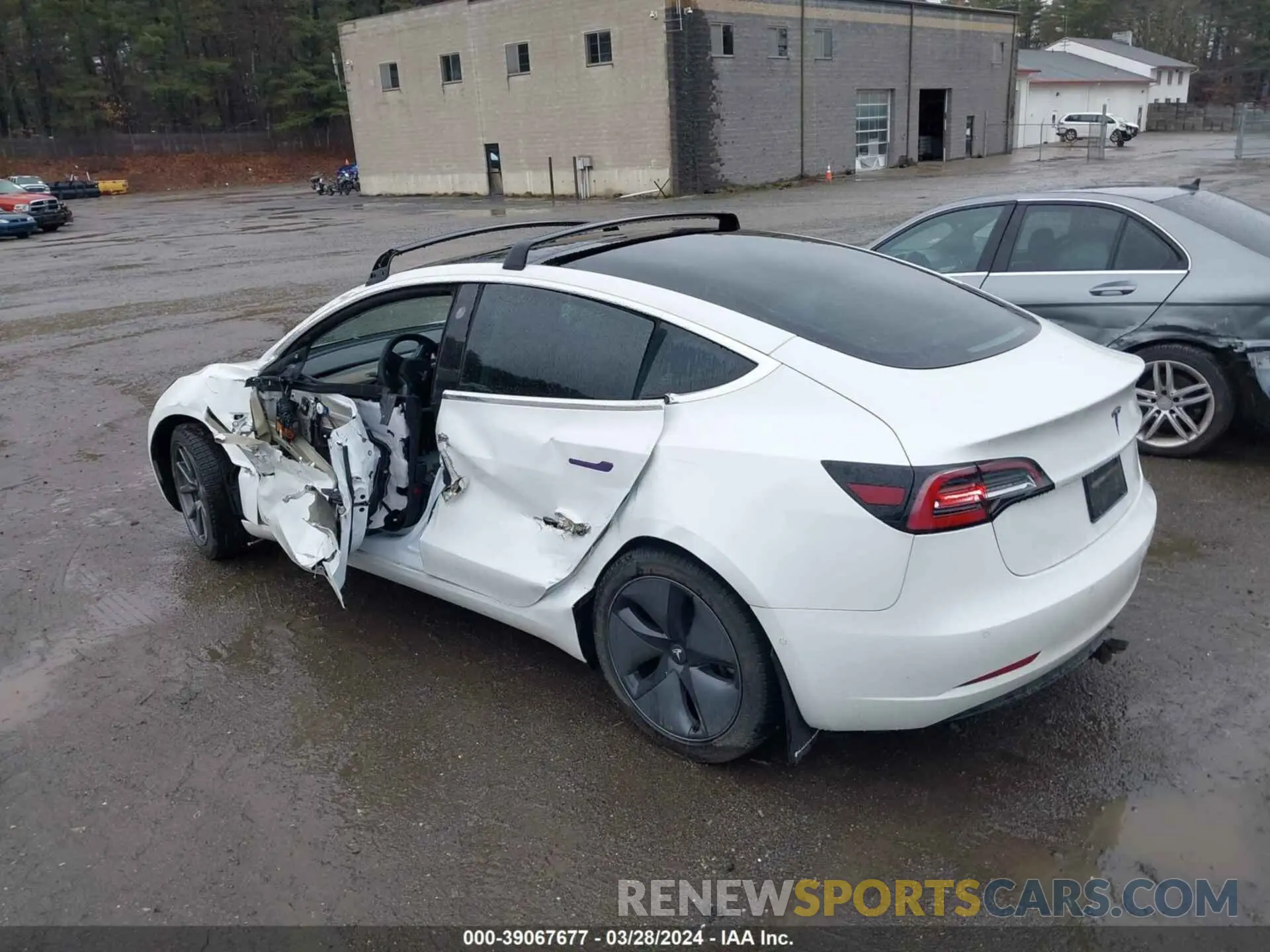 3 fotografías del automóvil dañado 5YJ3E1EA5KF307139 TESLA MODEL 3 2019