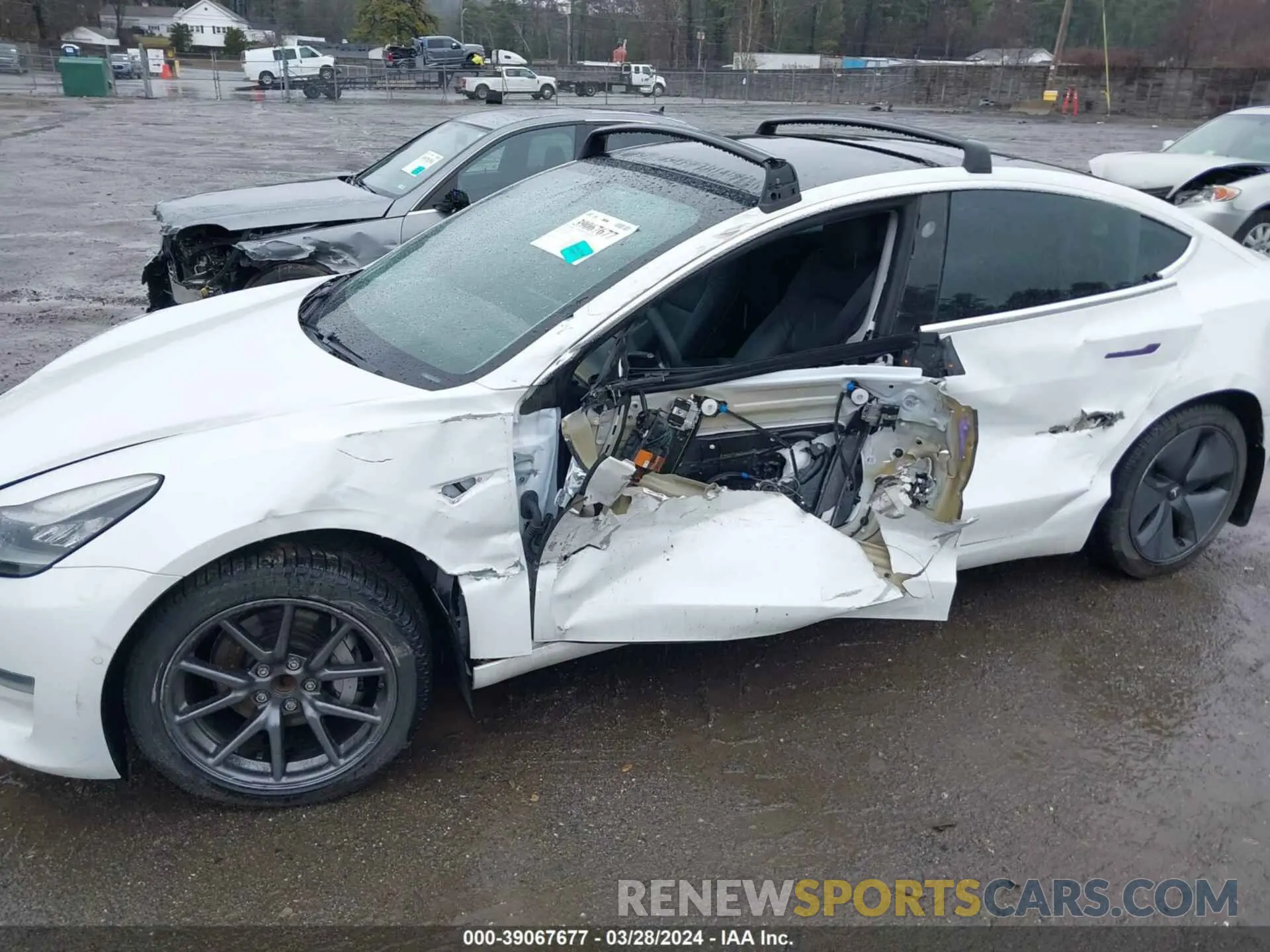 6 fotografías del automóvil dañado 5YJ3E1EA5KF307139 TESLA MODEL 3 2019