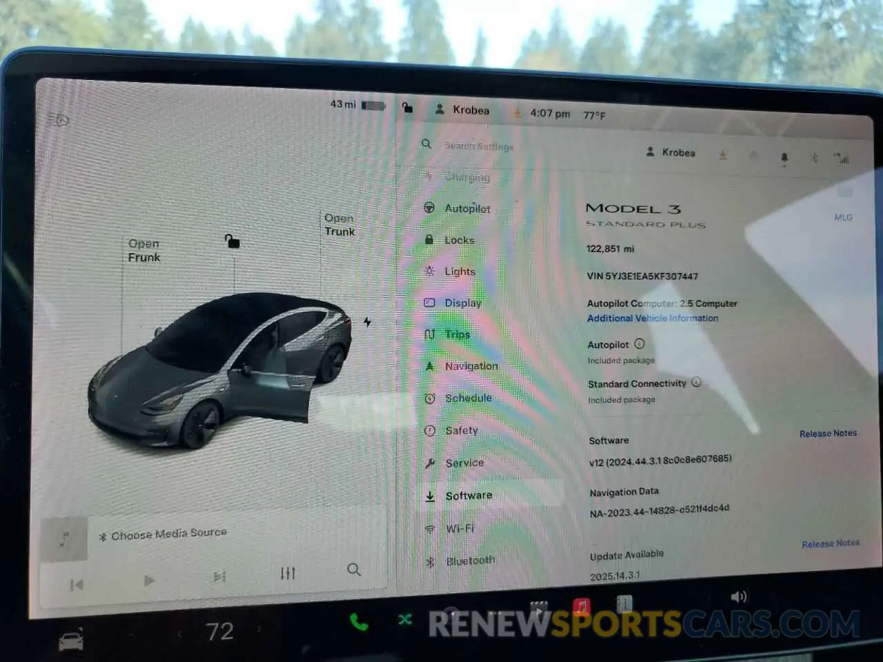 9 fotografías del automóvil dañado 5YJ3E1EA5KF307447 TESLA MODEL 3 2019