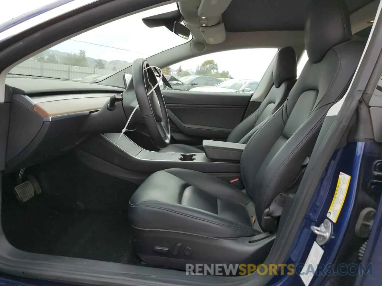 7 fotografías del automóvil dañado 5YJ3E1EA5KF308937 TESLA MODEL 3 2019