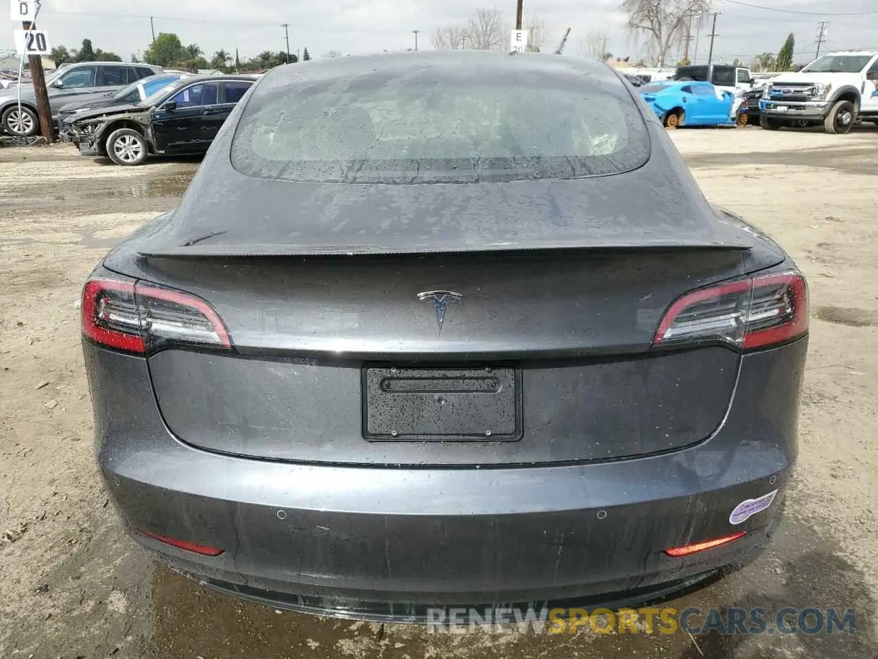 6 fotografías del automóvil dañado 5YJ3E1EA5KF331294 TESLA MODEL 3 2019