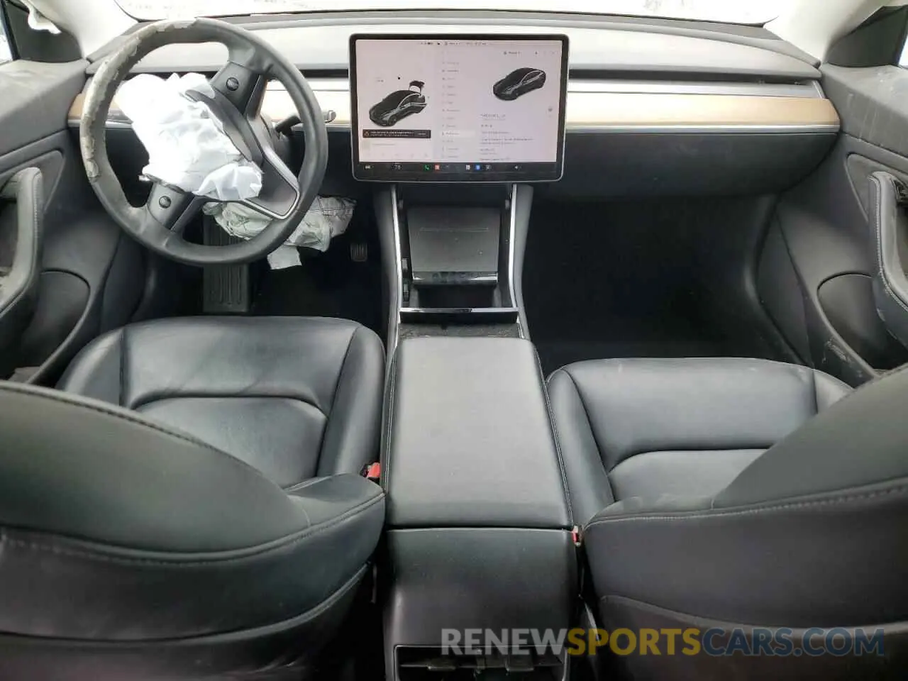 8 fotografías del automóvil dañado 5YJ3E1EA5KF331294 TESLA MODEL 3 2019