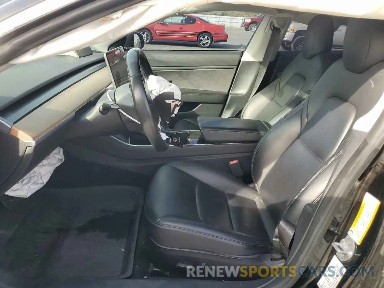 7 fotografías del automóvil dañado 5YJ3E1EA5KF406379 TESLA MODEL 3 2019