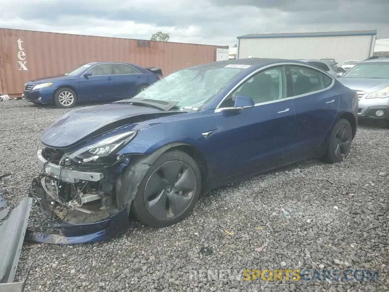 1 fotografías del automóvil dañado 5YJ3E1EA5KF411789 TESLA MODEL 3 2019