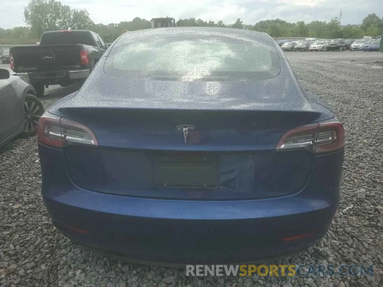 6 fotografías del automóvil dañado 5YJ3E1EA5KF411789 TESLA MODEL 3 2019