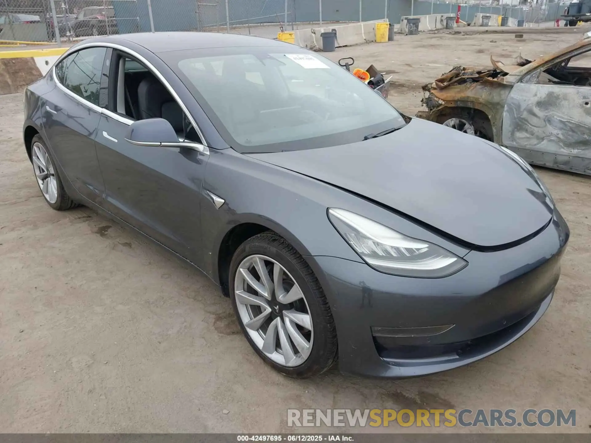 1 fotografías del automóvil dañado 5YJ3E1EA5KF412599 TESLA MODEL 3 2019