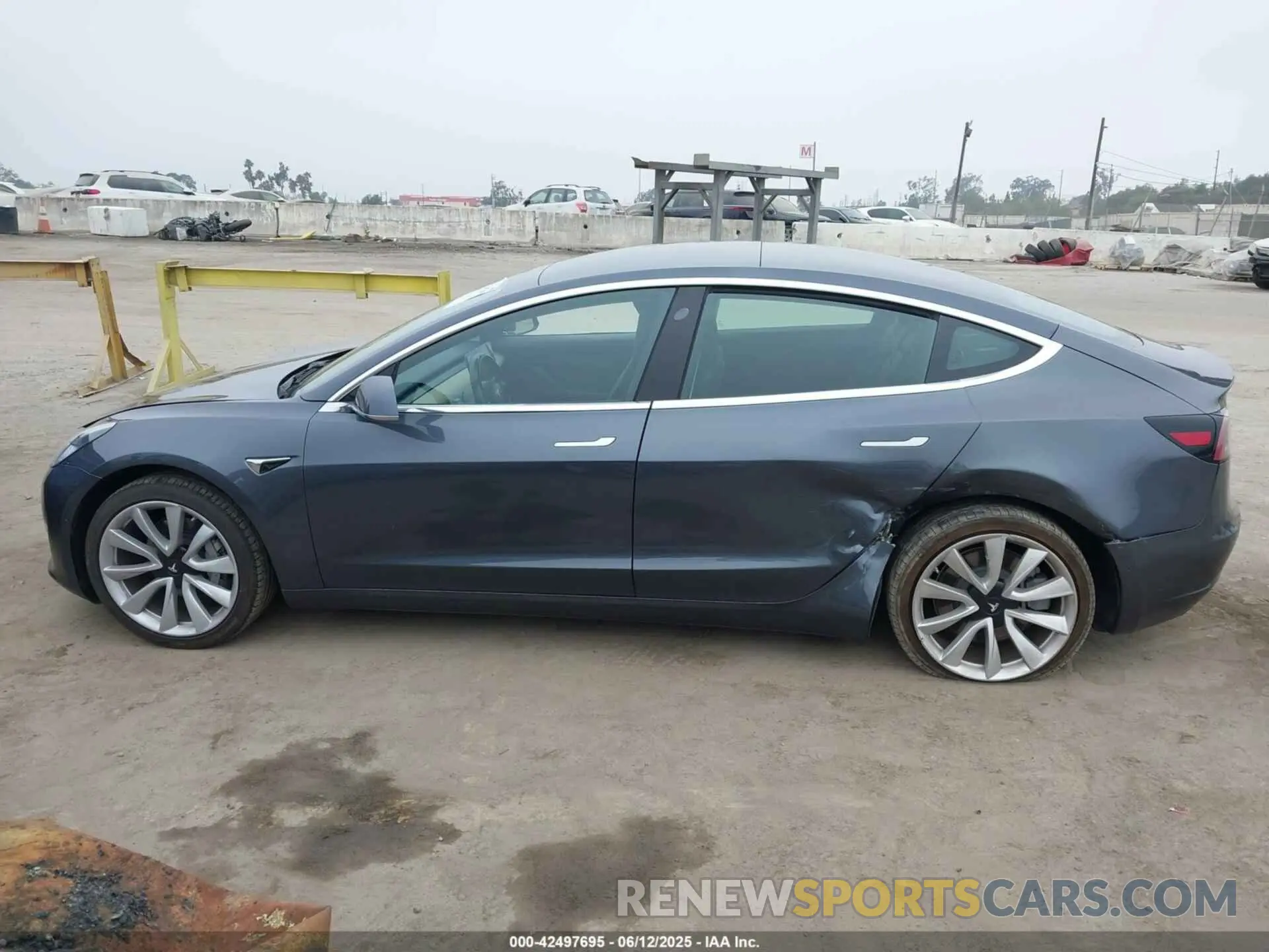 13 fotografías del automóvil dañado 5YJ3E1EA5KF412599 TESLA MODEL 3 2019