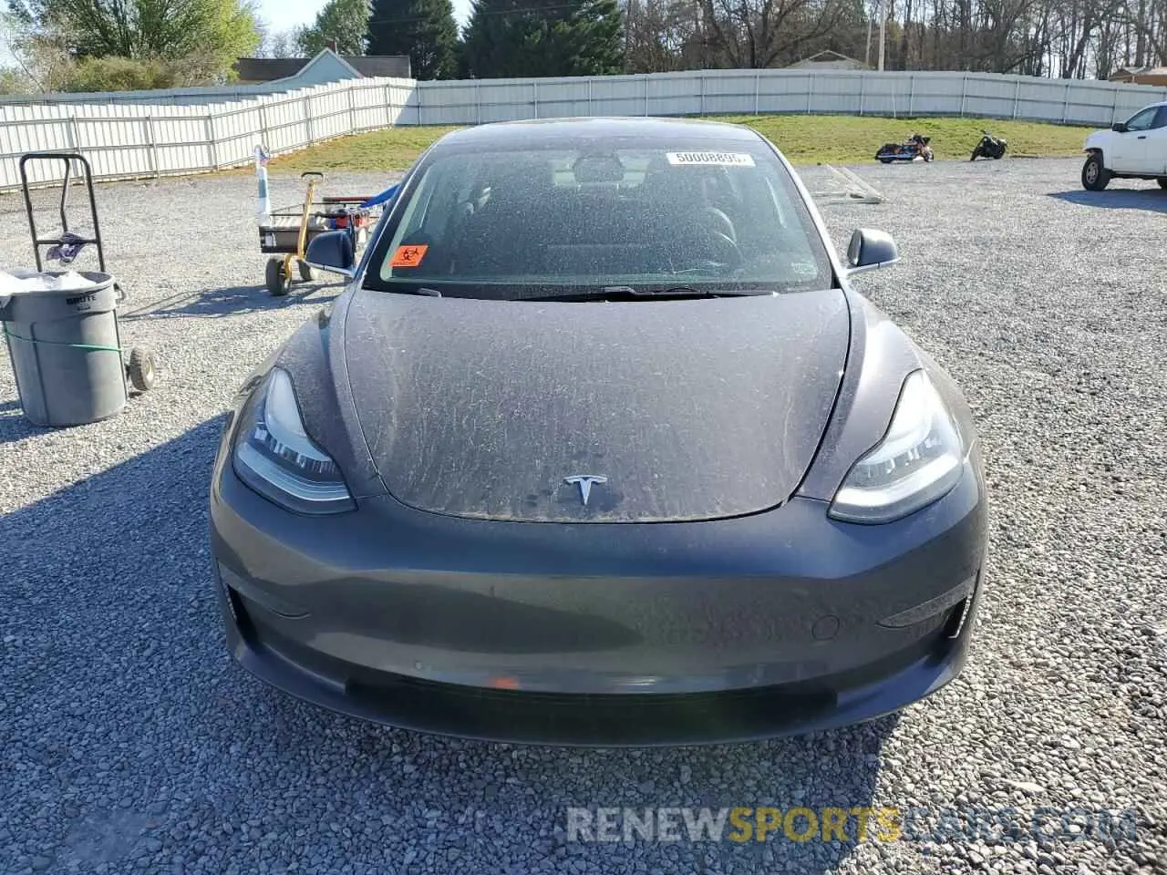 5 fotografías del automóvil dañado 5YJ3E1EA5KF412702 TESLA MODEL 3 2019
