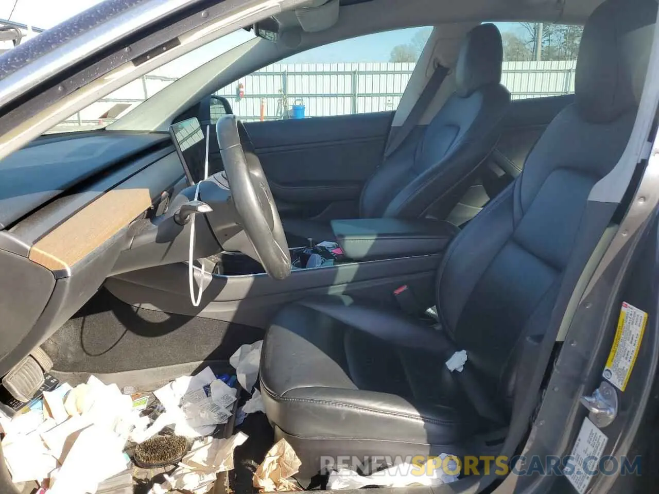 7 fotografías del automóvil dañado 5YJ3E1EA5KF412702 TESLA MODEL 3 2019