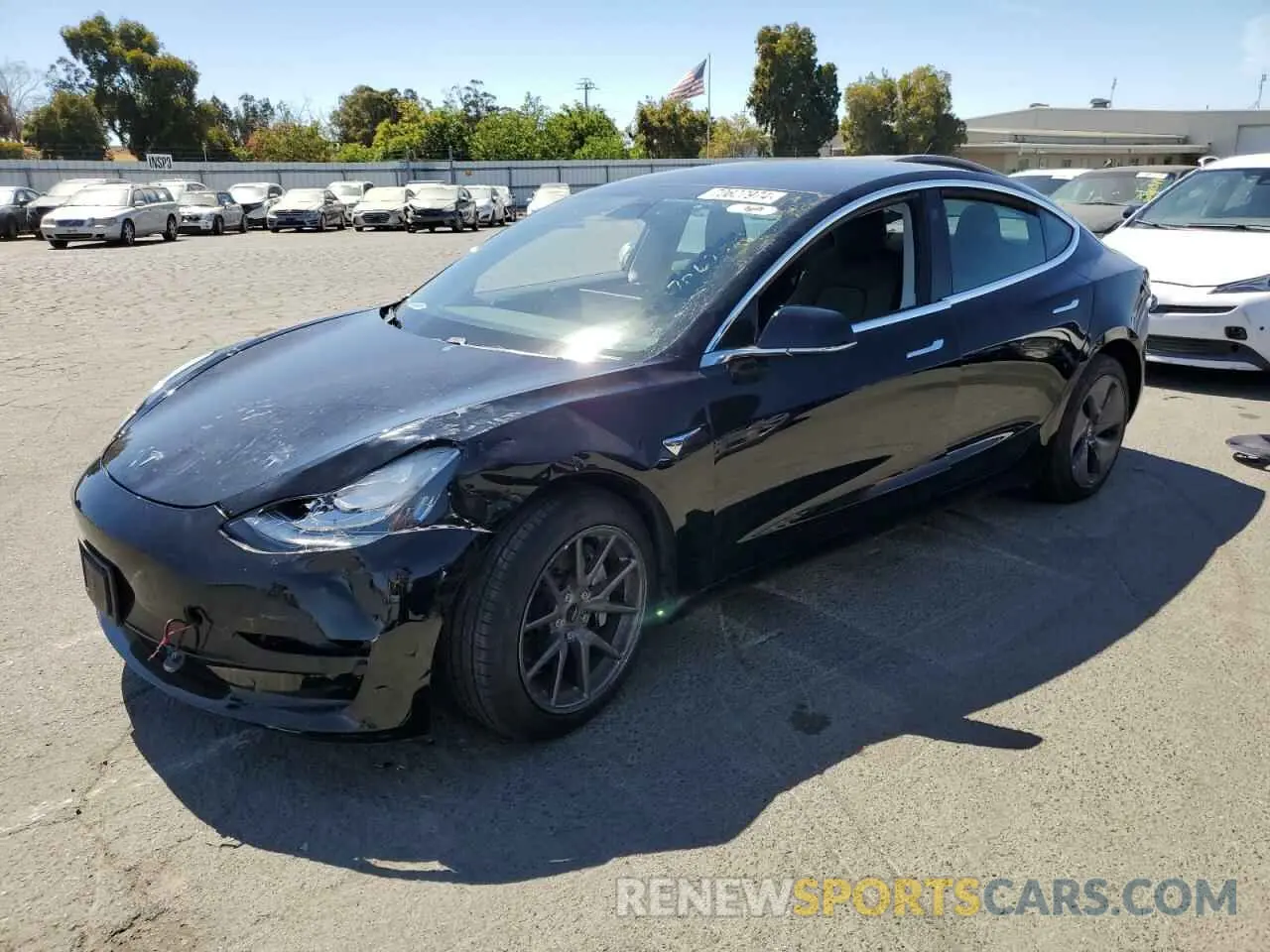 1 fotografías del automóvil dañado 5YJ3E1EA5KF416037 TESLA MODEL 3 2019