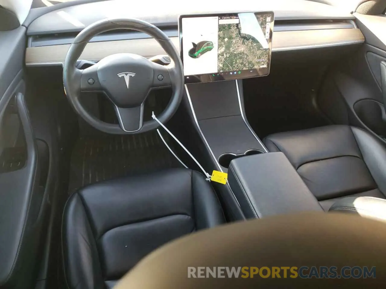 8 fotografías del automóvil dañado 5YJ3E1EA5KF417012 TESLA MODEL 3 2019