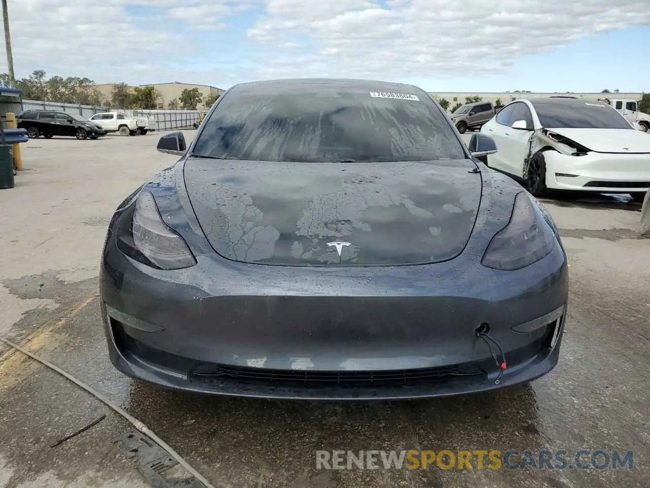 5 fotografías del automóvil dañado 5YJ3E1EA5KF417611 TESLA MODEL 3 2019
