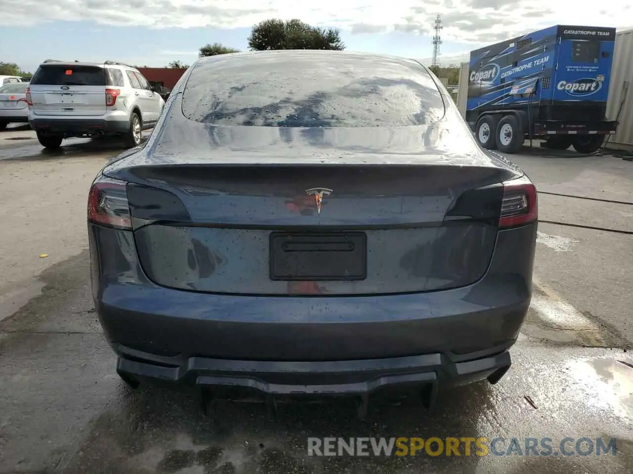 6 fotografías del automóvil dañado 5YJ3E1EA5KF417611 TESLA MODEL 3 2019