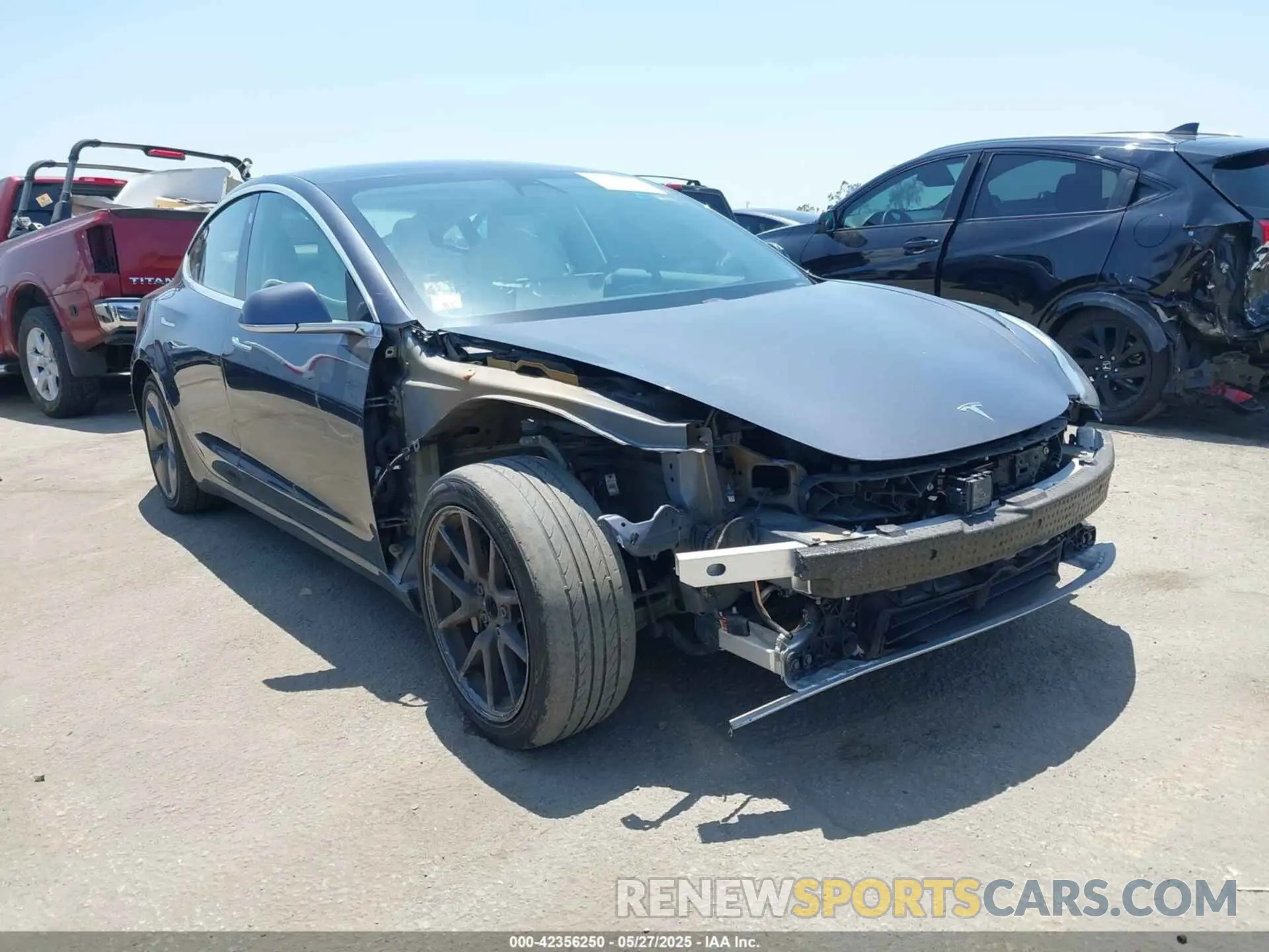 1 fotografías del automóvil dañado 5YJ3E1EA5KF431539 TESLA MODEL 3 2019