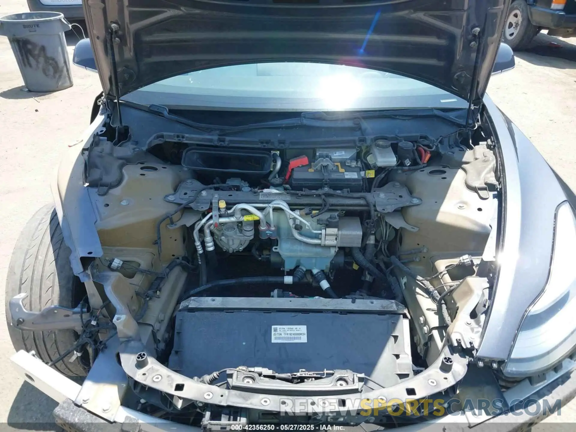 10 fotografías del automóvil dañado 5YJ3E1EA5KF431539 TESLA MODEL 3 2019