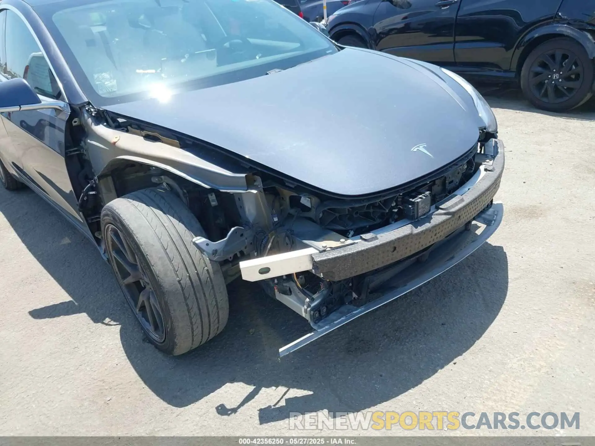 6 fotografías del automóvil dañado 5YJ3E1EA5KF431539 TESLA MODEL 3 2019