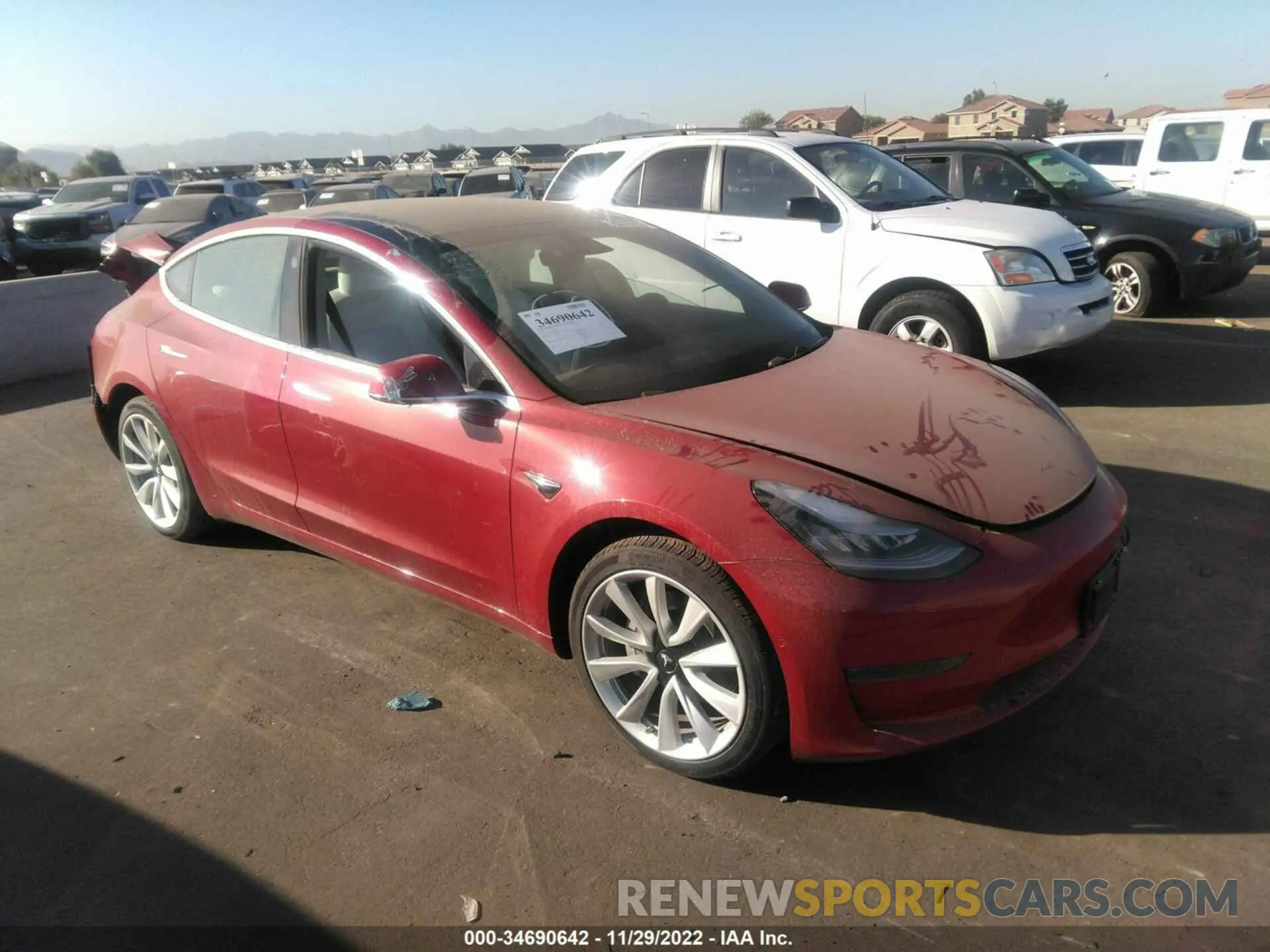 1 fotografías del automóvil dañado 5YJ3E1EA5KF432061 TESLA MODEL 3 2019
