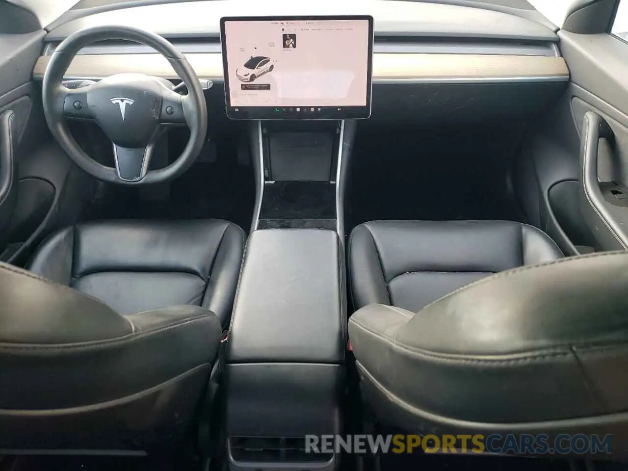 8 fotografías del automóvil dañado 5YJ3E1EA5KF485116 TESLA MODEL 3 2019
