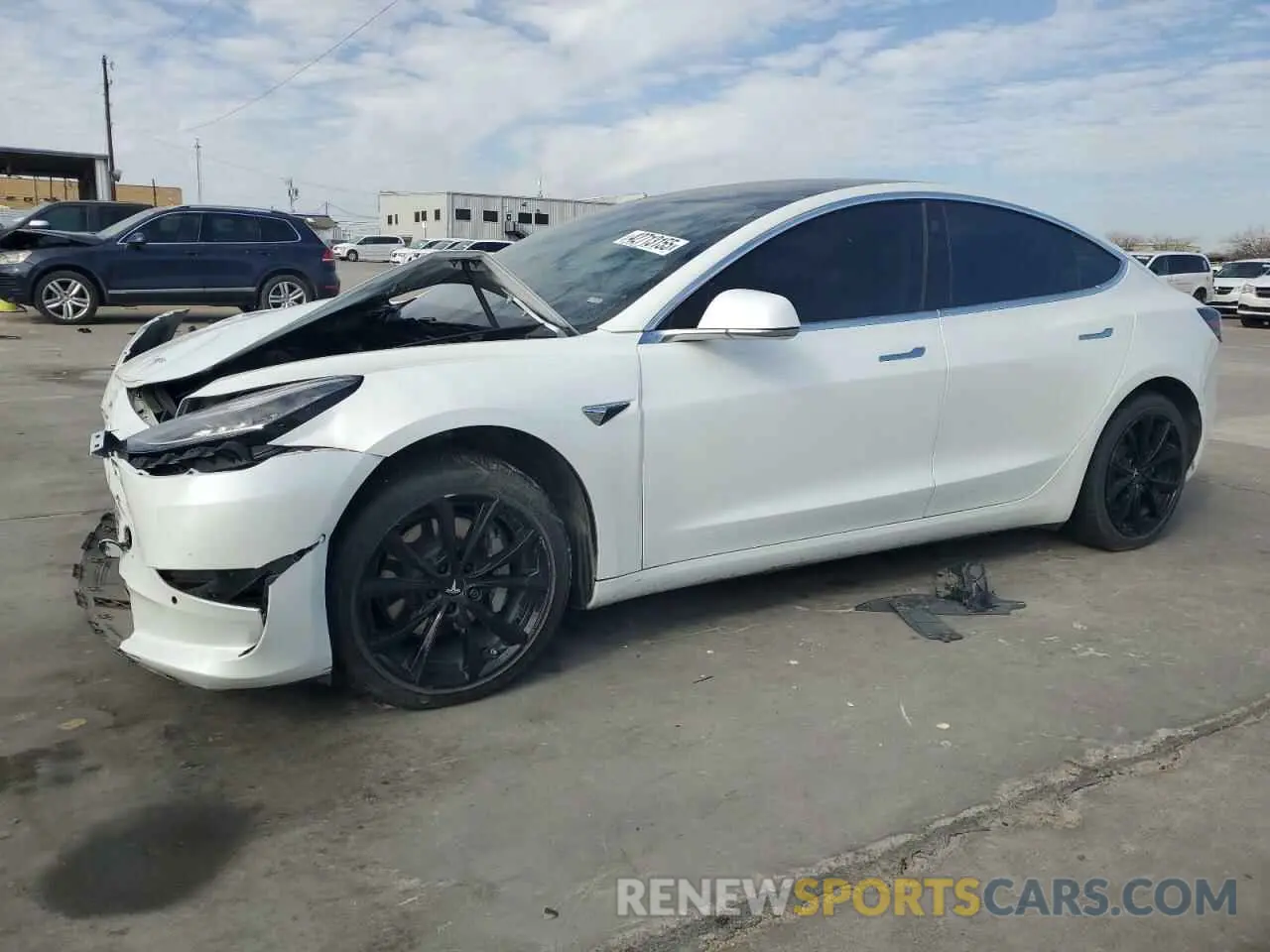 1 fotografías del automóvil dañado 5YJ3E1EA5KF485570 TESLA MODEL 3 2019